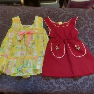 Adorable Vintage Floral Toddler Dresses